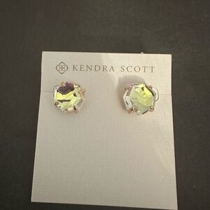 Kendra Scott Yellow and Purple Stud Earrings